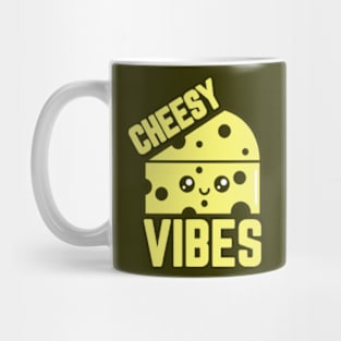 Cheesy Vibes Cute Kawaii Japanese Art Style Mug